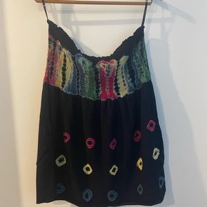 Lucky brand smock Tie-Dye top L